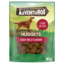 Adventuros Nuggets Dog Treats Boar Flavour 90g
