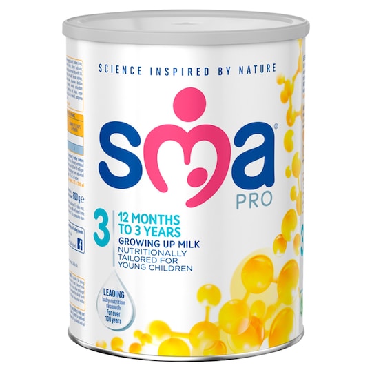 Sma Pro Toddler Milk 13Yr 800G Tesco Groceries