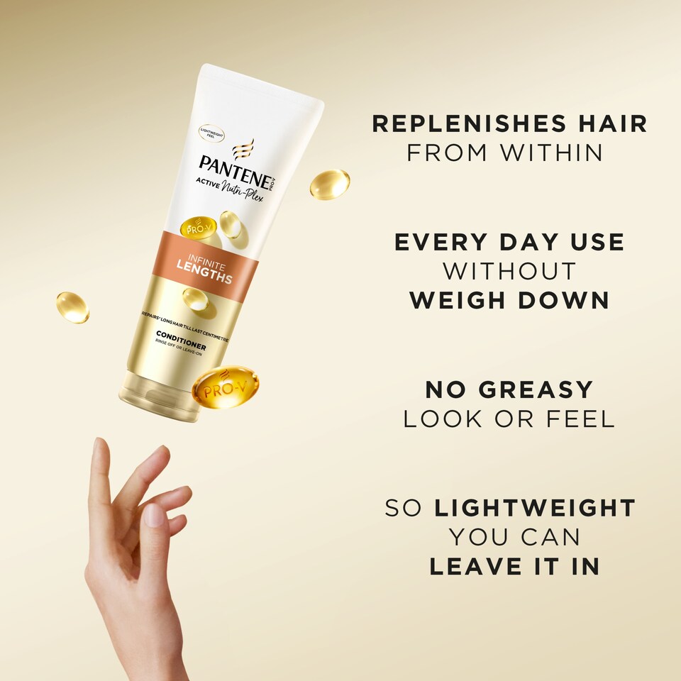 image 1 of Pantene Pro-V Active Nutri-Plex Infinite Lengths Conditioner 350ml