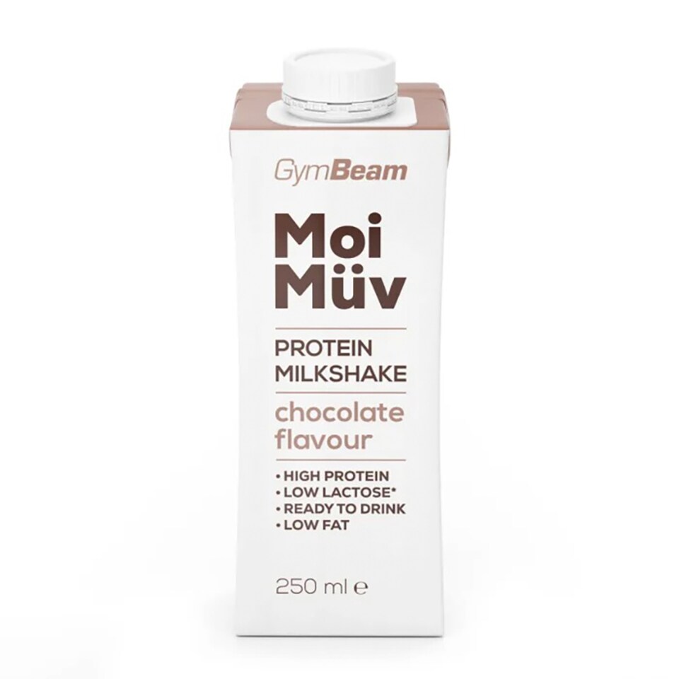 GymBeam MoiMüv proteinový milkshake čokoládová příchuť 250ml