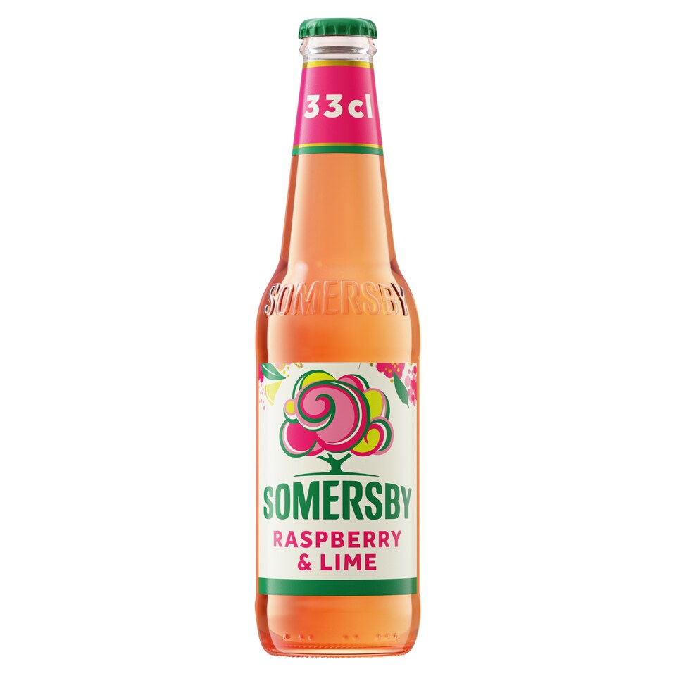 Somersby Raspberry & Lime cider almalé alapú szénsavas alkoholos ital 4,5% 0,33 l
