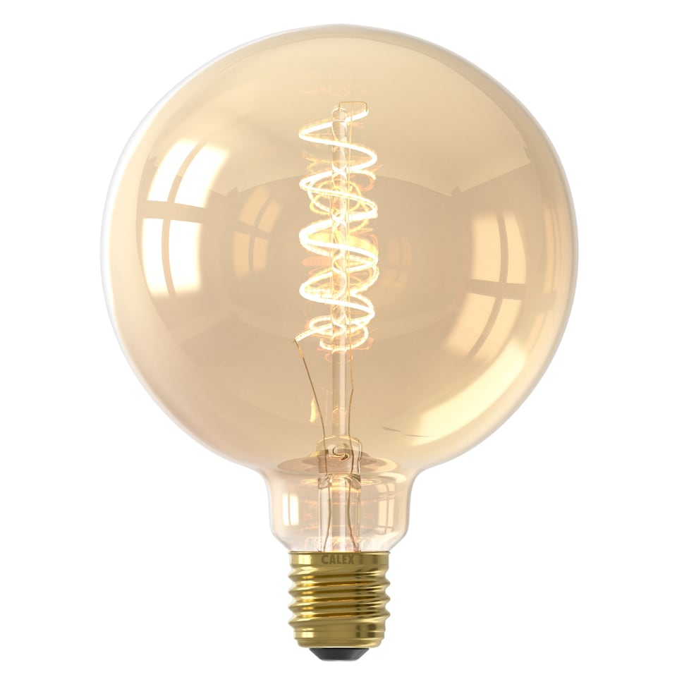 image 1 of Calex Decorative Gold Led G125 Globe Bulb