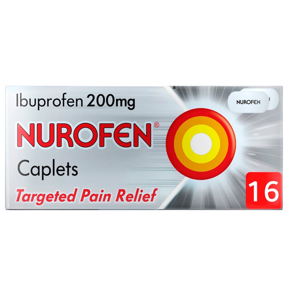 image 1 of Nurofen Targeted Pain Relief Caplets - Ibuprofen 200mg 16s
