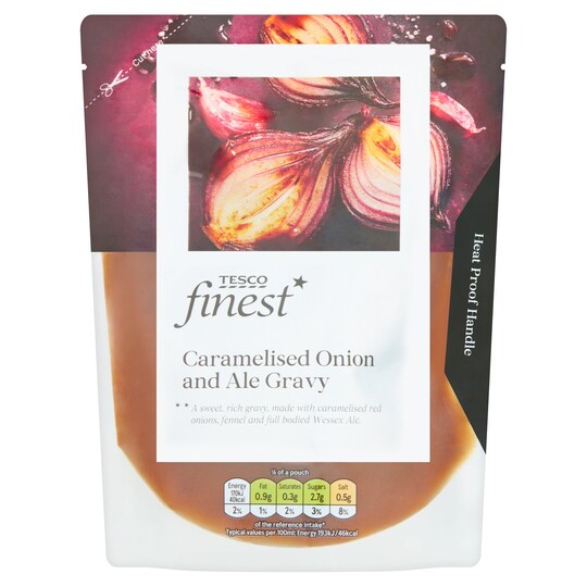 Tesco Finest Onion Gravy 350Ml Tesco Groceries