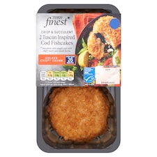 Tesco Finest 2 Tuscan Inspired Cod Fishcakes 290g
