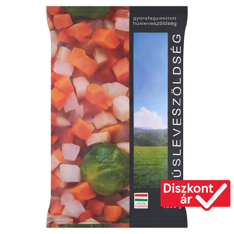 Gyorsfagyasztott húsleveszöldség 1000 g