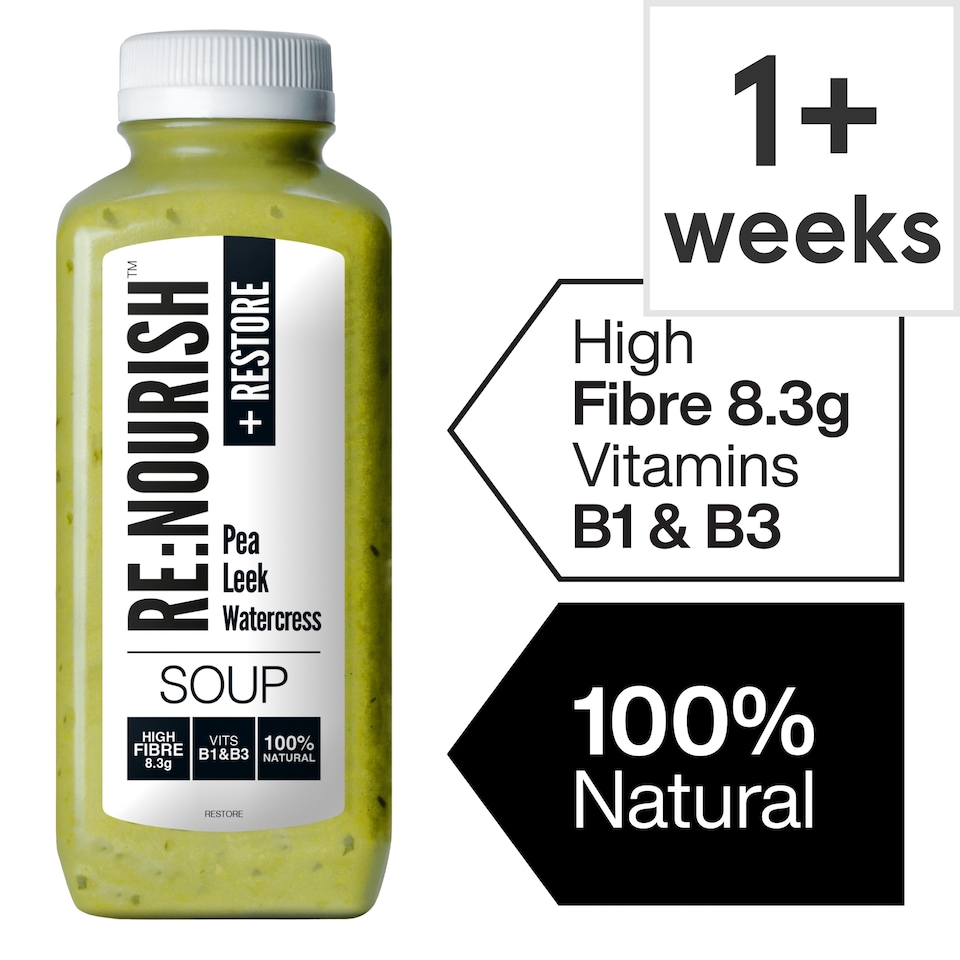 image 1 of RENOURISH RESTORE Pea, Leek and Watercress Soup 500g