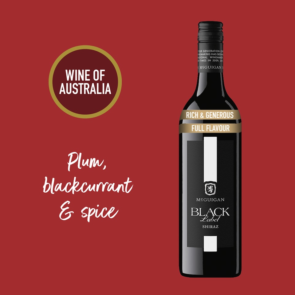 image 1 of Mcguigan Black Label Shiraz 75Cl