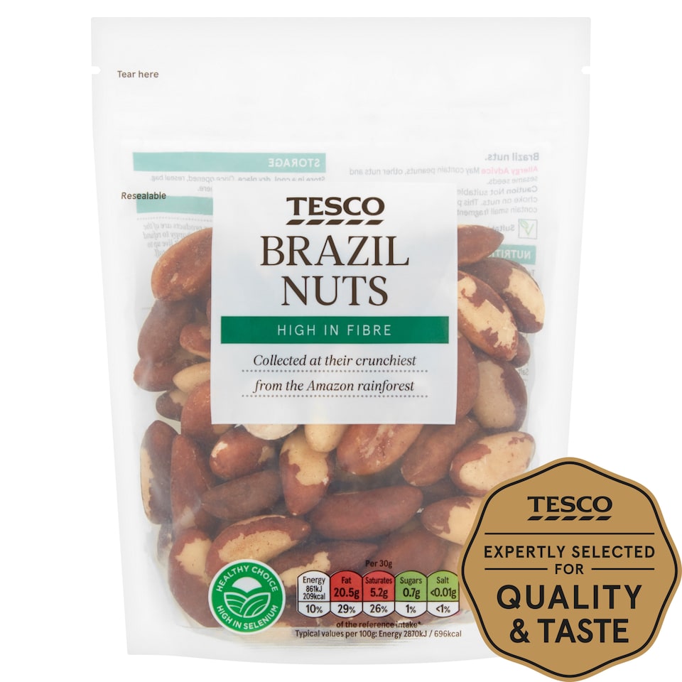 Tesco Brazil Nuts 200G
