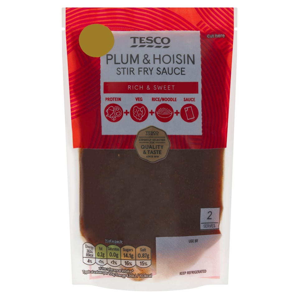 Tesco Plum & Hoisin Stir Fry Sauce 165g