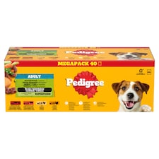 Pedigree Adult Mixed Selection with Vegetable in Juice 40 x 100g (4kg)