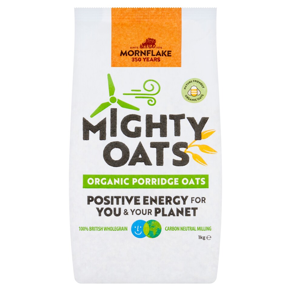 Mornflake Organic Porridge Oats 1Kg