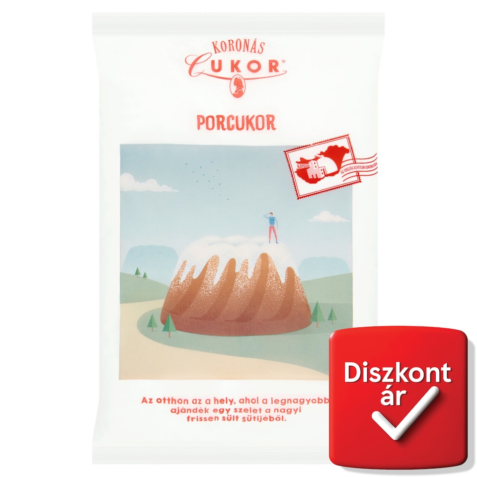 Koronás porcukor 500 g  1. kép