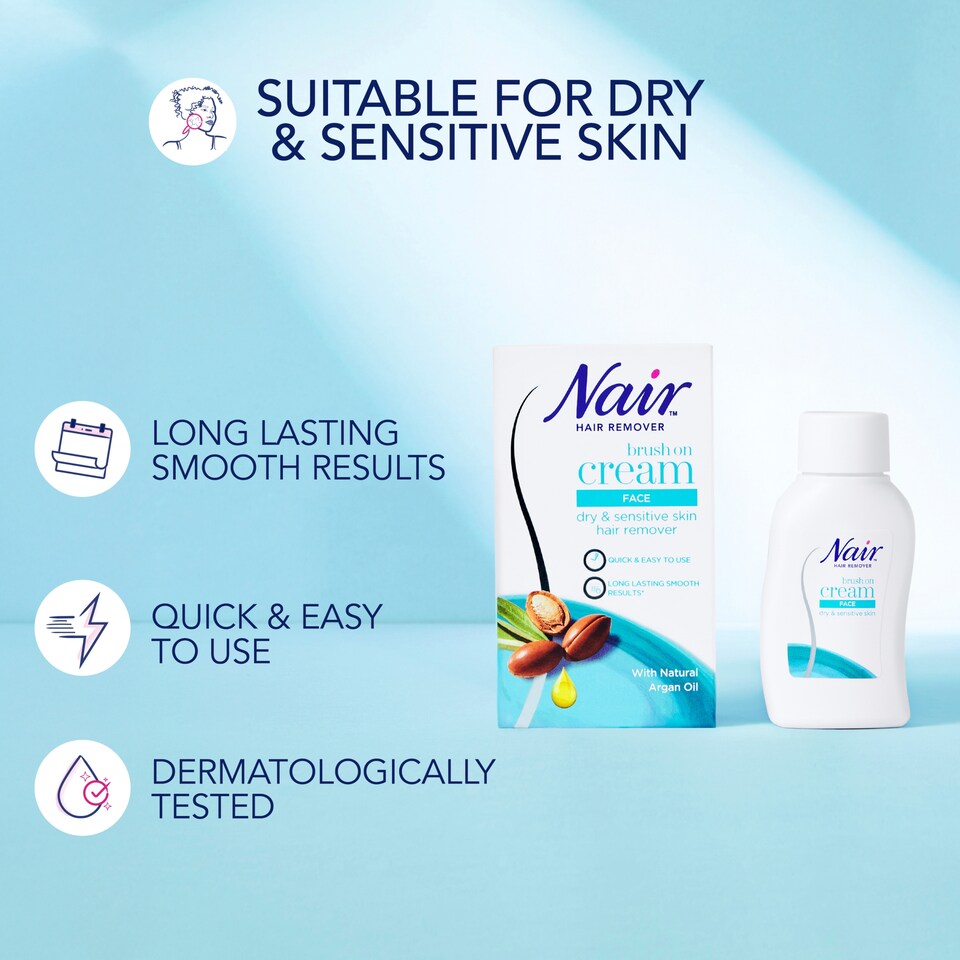 image 1 of Nair Brush On Hair Remover 50Ml