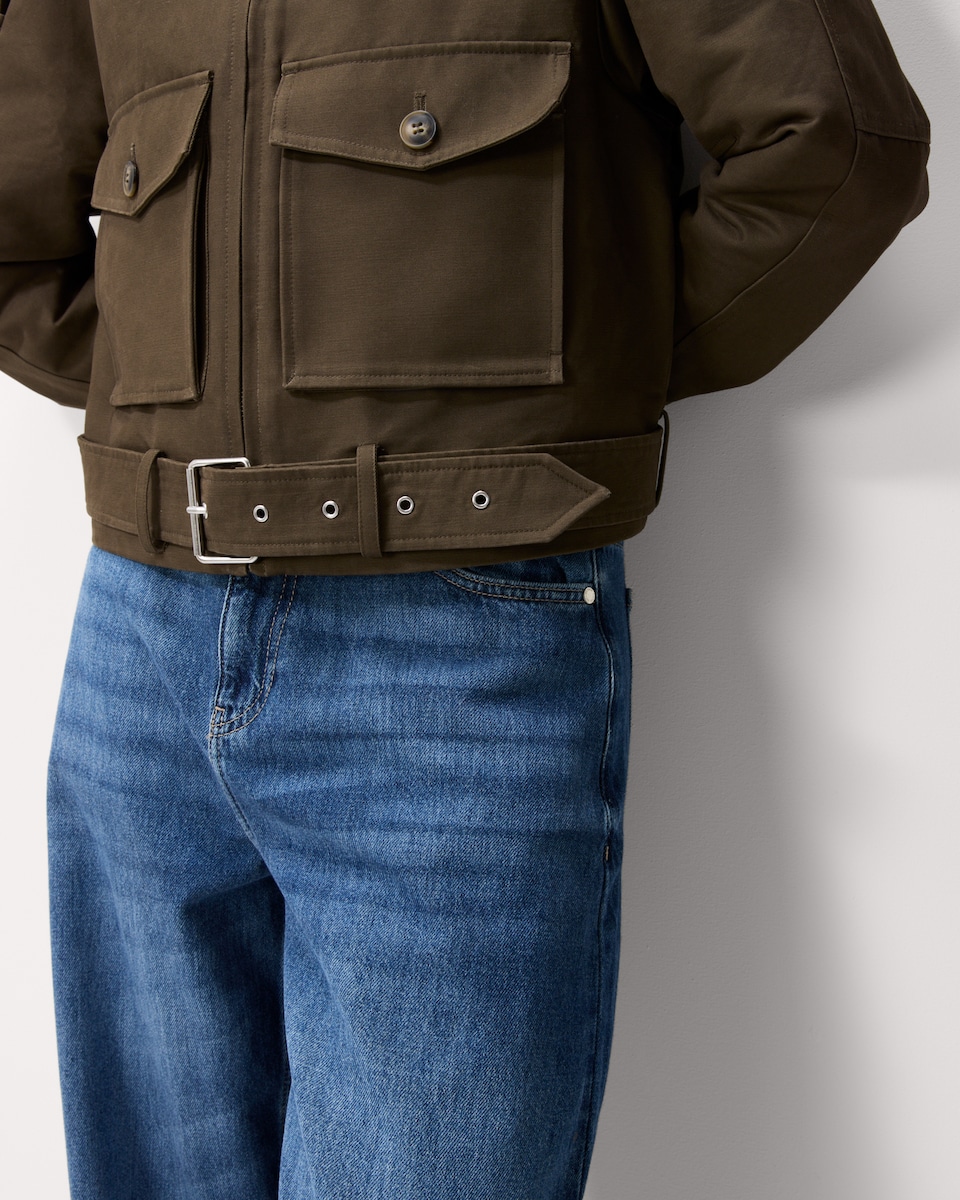 image 1 of F&F Utilty Trench Jacket in Khaki