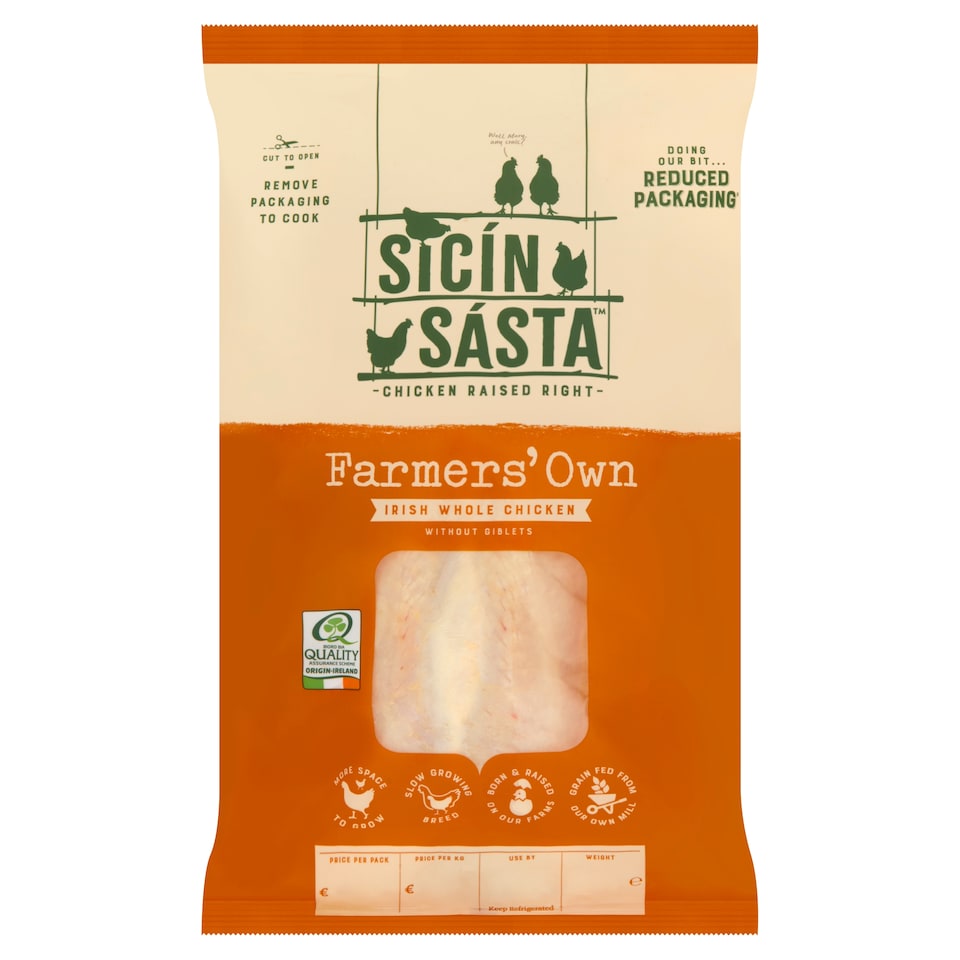 Sicin Sasta Farmers Own Irish Whole Chicken 1.5kg