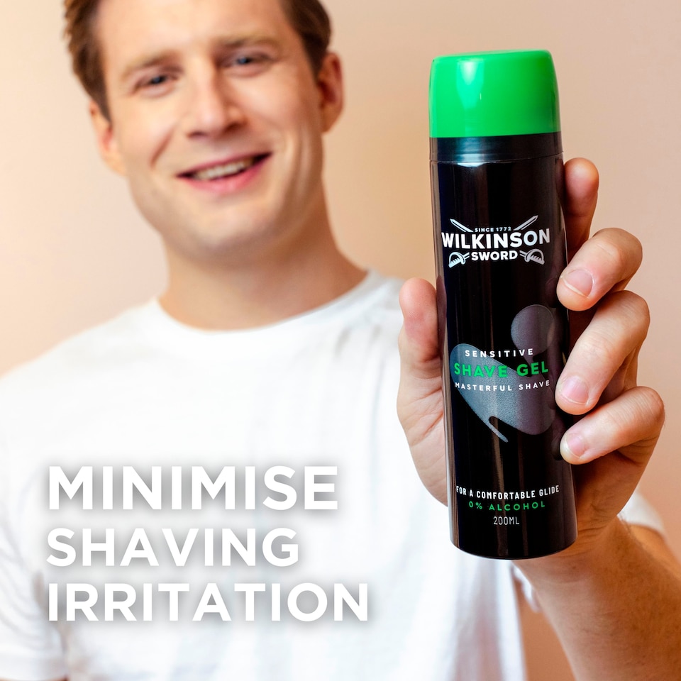 image 1 of Wilkinson Sword Sensitive Shave Gel 200ml