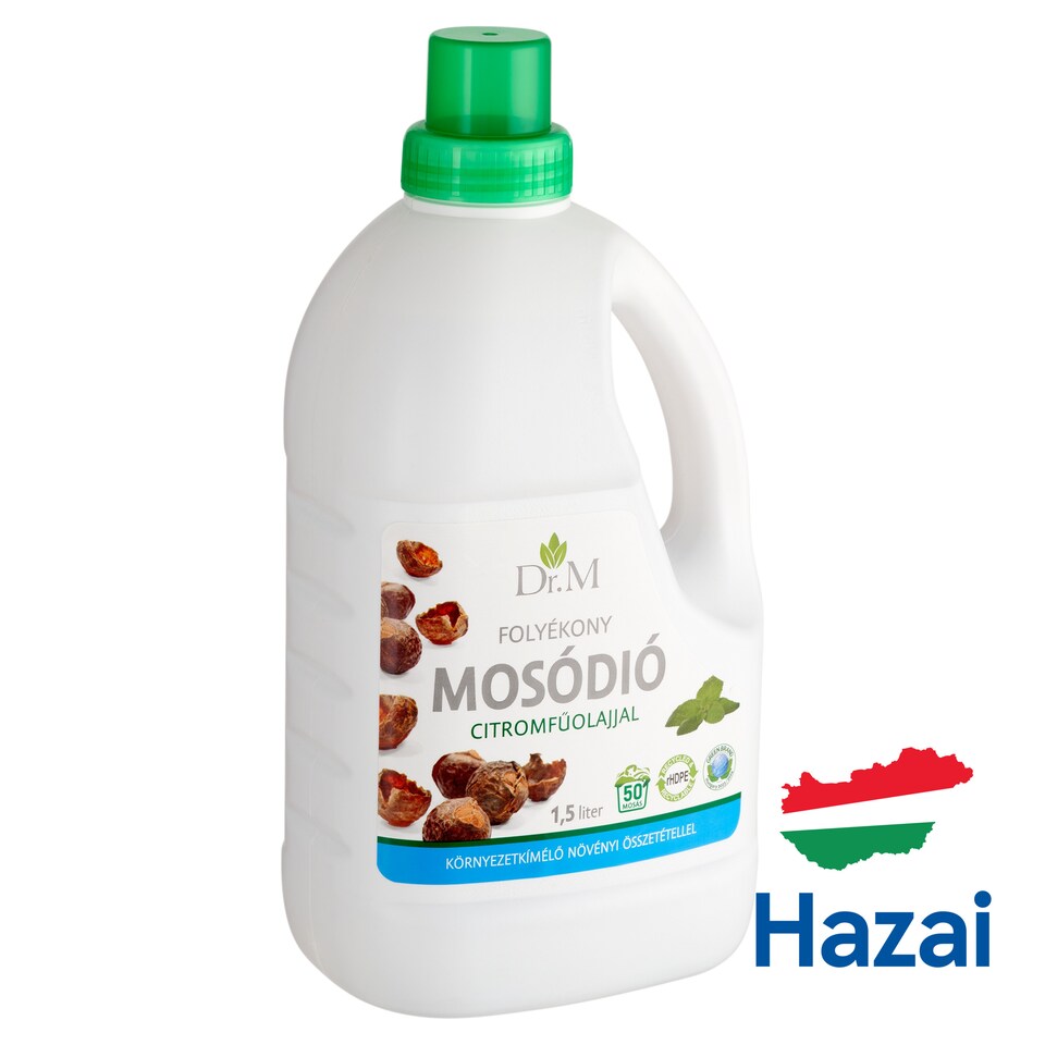 Dr. M Liquid Soap Nuts with Lemongrass Oil 50 Washes 1,5 l