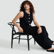 F&F Textured Drawstring Bubble Midi Skirt in Black