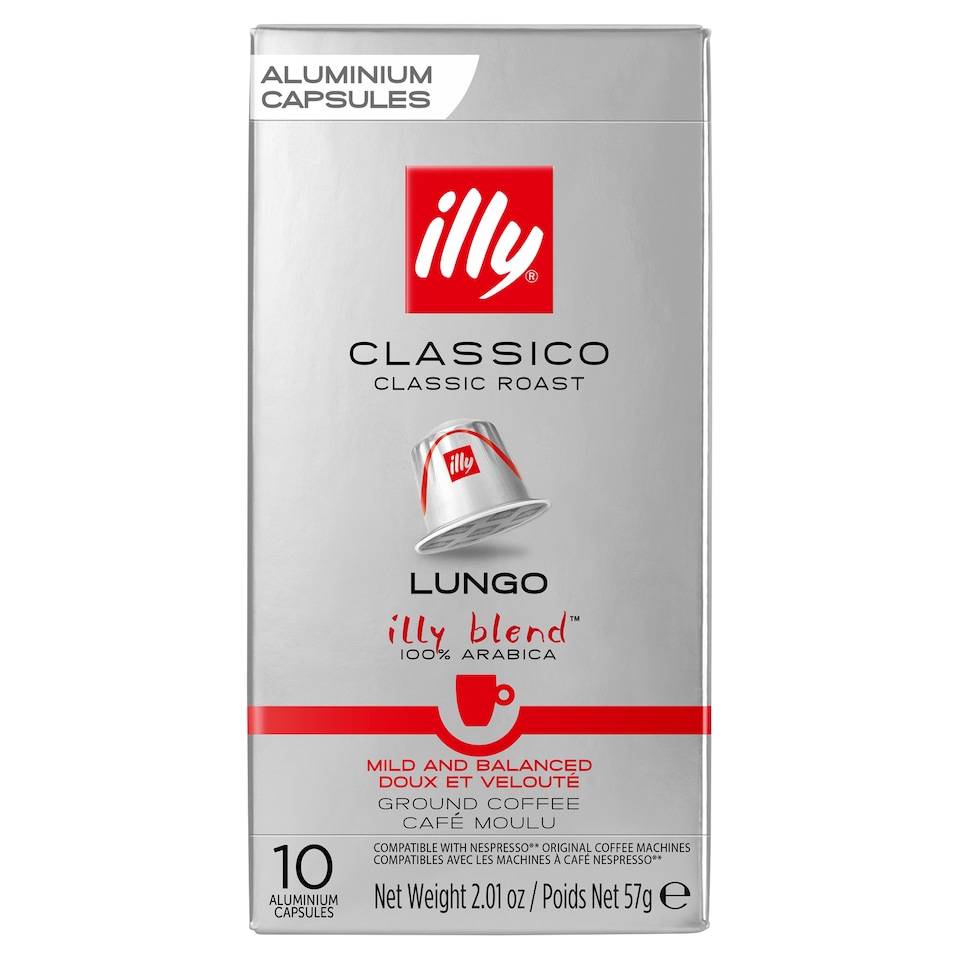 image 1 of Illy Classico Lungo Capsules 10 Pack