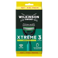 Wilkinson Sword Xtreme3 Sensitive hárompengés borotva 12 db