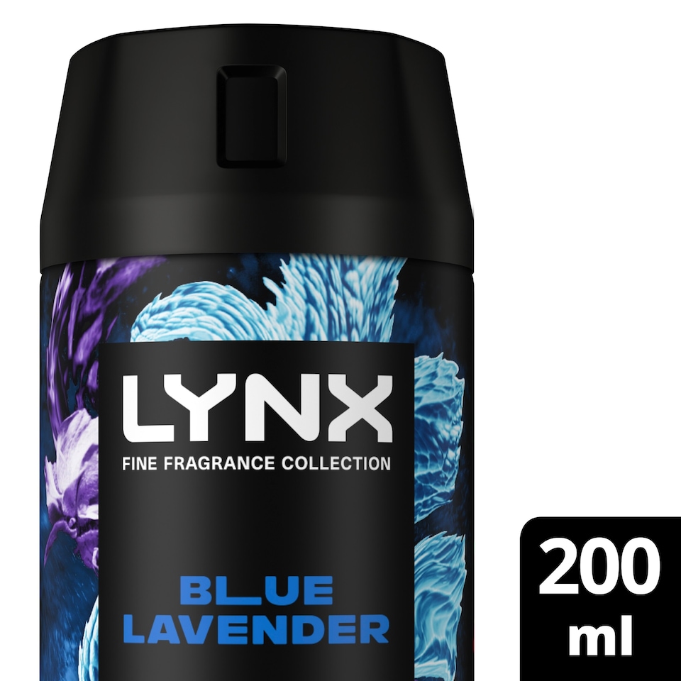 image 1 of Lynx Blue Lavender 72h Fine Fragrance Premium Deodorant Bodyspray for Men 200ml