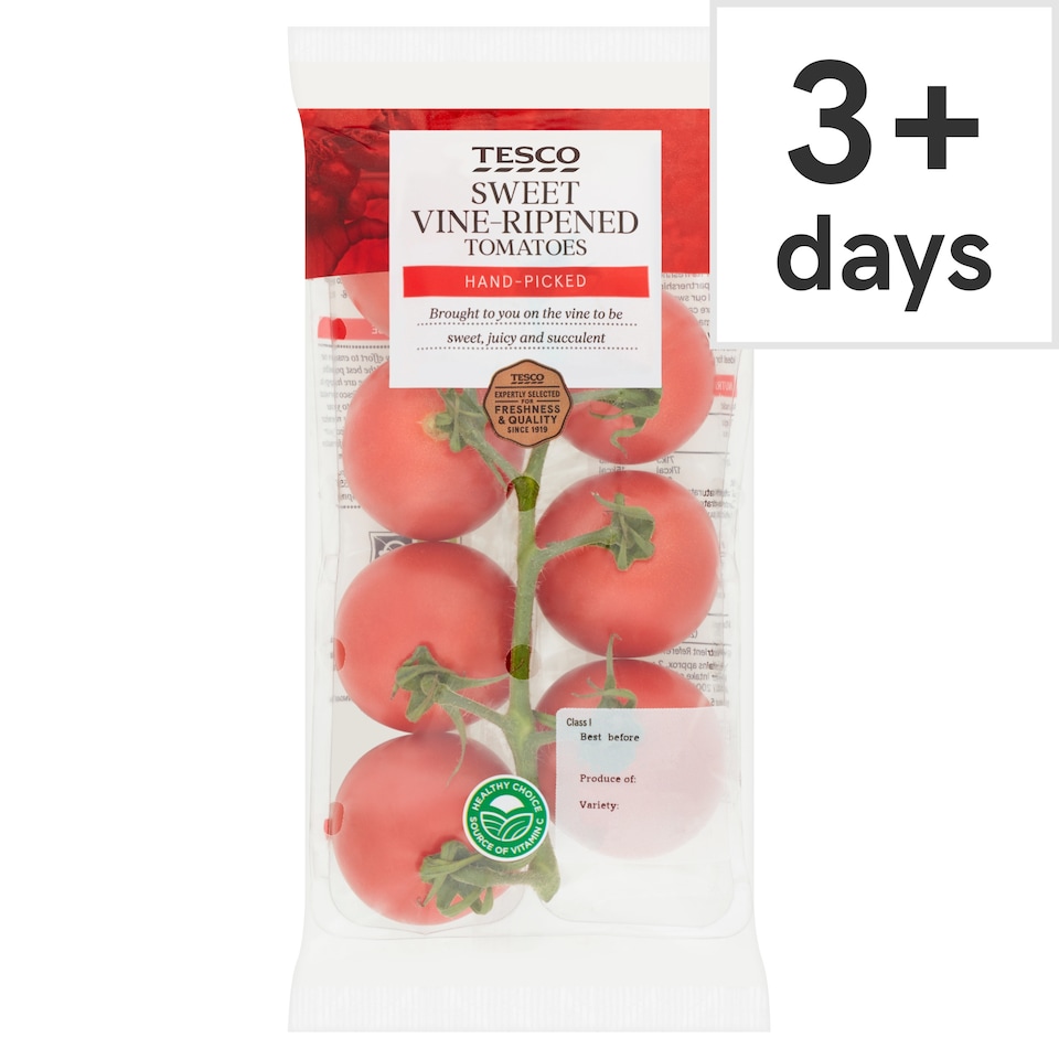 image 1 of Tesco Sweet Vine Ripened Tomatoes 255G