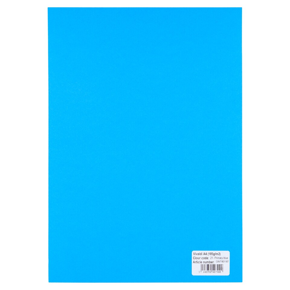 Iris Vivaldi Primary Blue hladký papír A4
