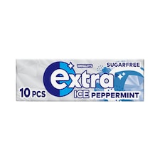 Extra Ice Peppermint Sugarfree Chewing Gum 10 Pieces