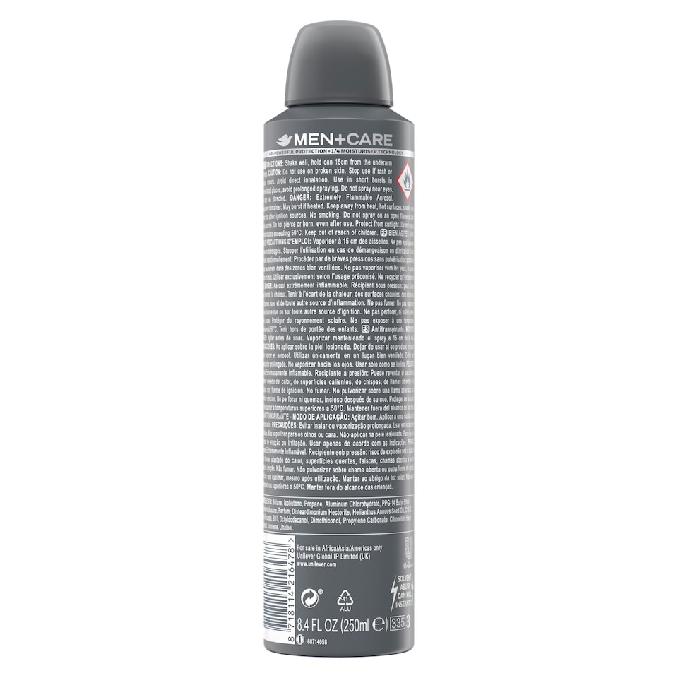 image 1 of Dove Men+Care Extra Fresh Antiperspirant Deodorant 250Ml