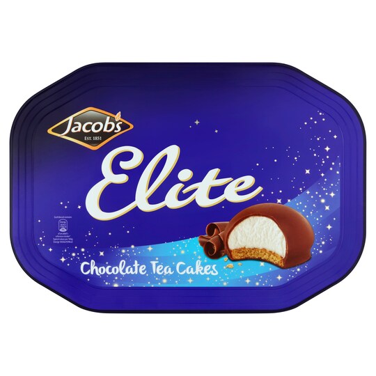 Jacob's Elite Tea Cakes Tin 600G Tesco Groceries