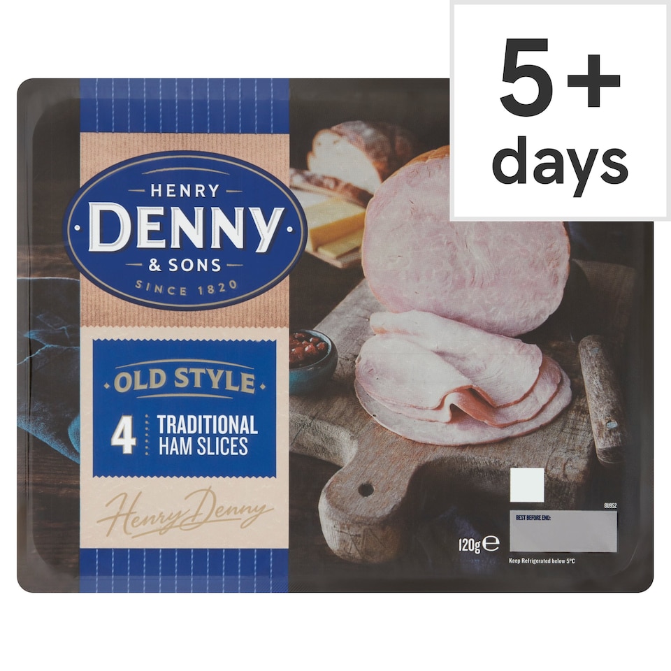 Denny Old Style Traditional Ham Slices 120G