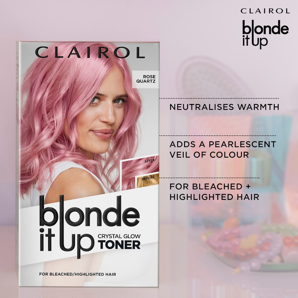 image 1 of CLAIROL BLONDE IT UP CRYSTAL GLOW TONER KIT - LUMINOUS PEARL
