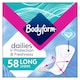 image 1 of Bodyform Dailies Long Panty Liners 58 pack