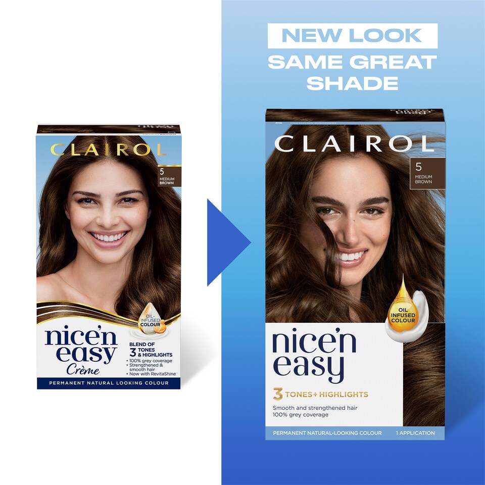 image 1 of Clairol Nice ‘N Easy Light Ash Brown 6A Hair Dye