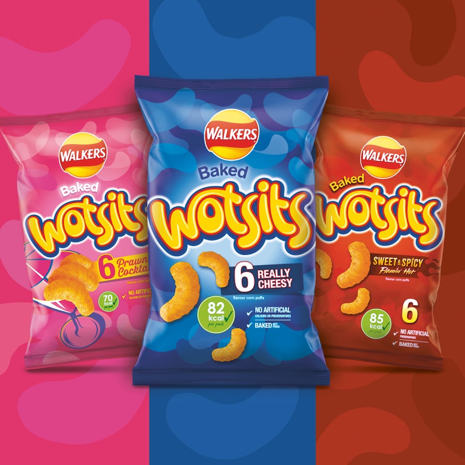 image 1 of Walkers Wotsits Cheese Multipack Crisps 20x16.5g