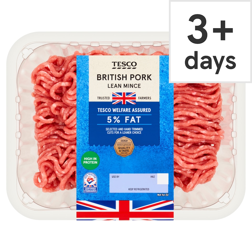 TESCO Lean Pork Mince 5% Fat 500g
