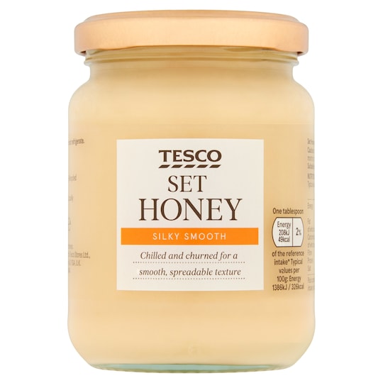 Tesco Pure Set Honey 454G Tesco Groceries