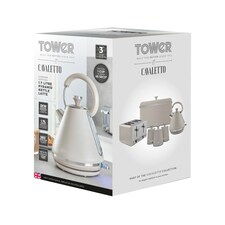 Tower Cavaletto Latte Pyramid Kettle