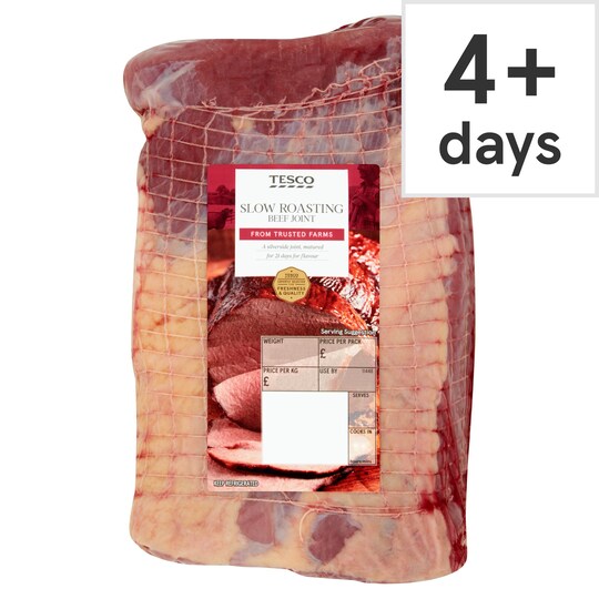 Tesco Slow Roasting Beef Joint Tesco Groceries