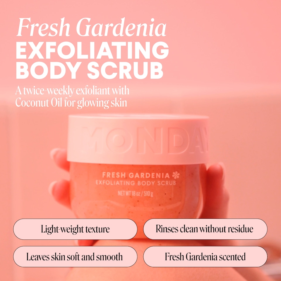 image 1 of MONDAY HAIRCARE BODY SCRUB FRESH GARDENIA 510 G