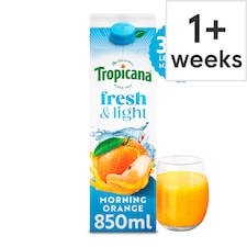 Tropicana Fresh & Light Morning Orange Juice Drink 850ml