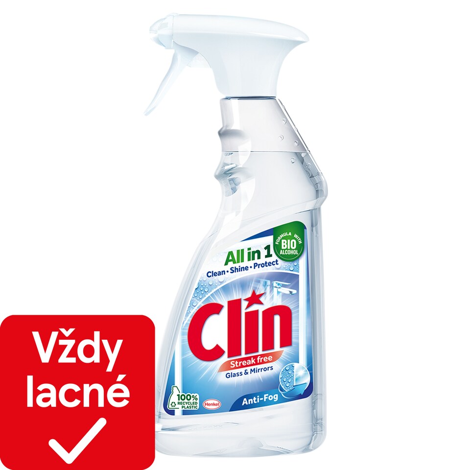 Clin Antifog čistič na tvrdé povrchy 500 ml