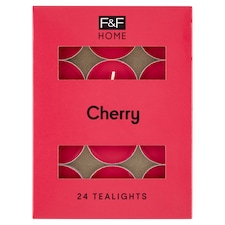 F&F Home Cherry vonné čajové sviečky 24 x 8,3 g