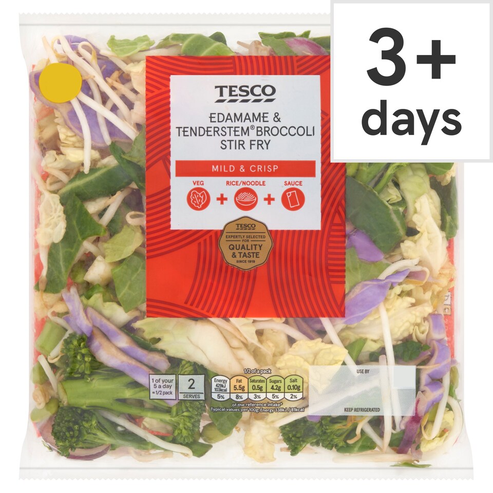 Tesco Edamame & Tenderstem® Broccoli Stir Fry 320g Tesco Groceries