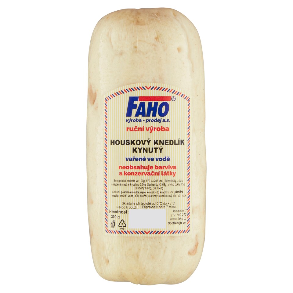 Obrázek 1 pro produkt Faho Houskový knedlík kynutý 300g
