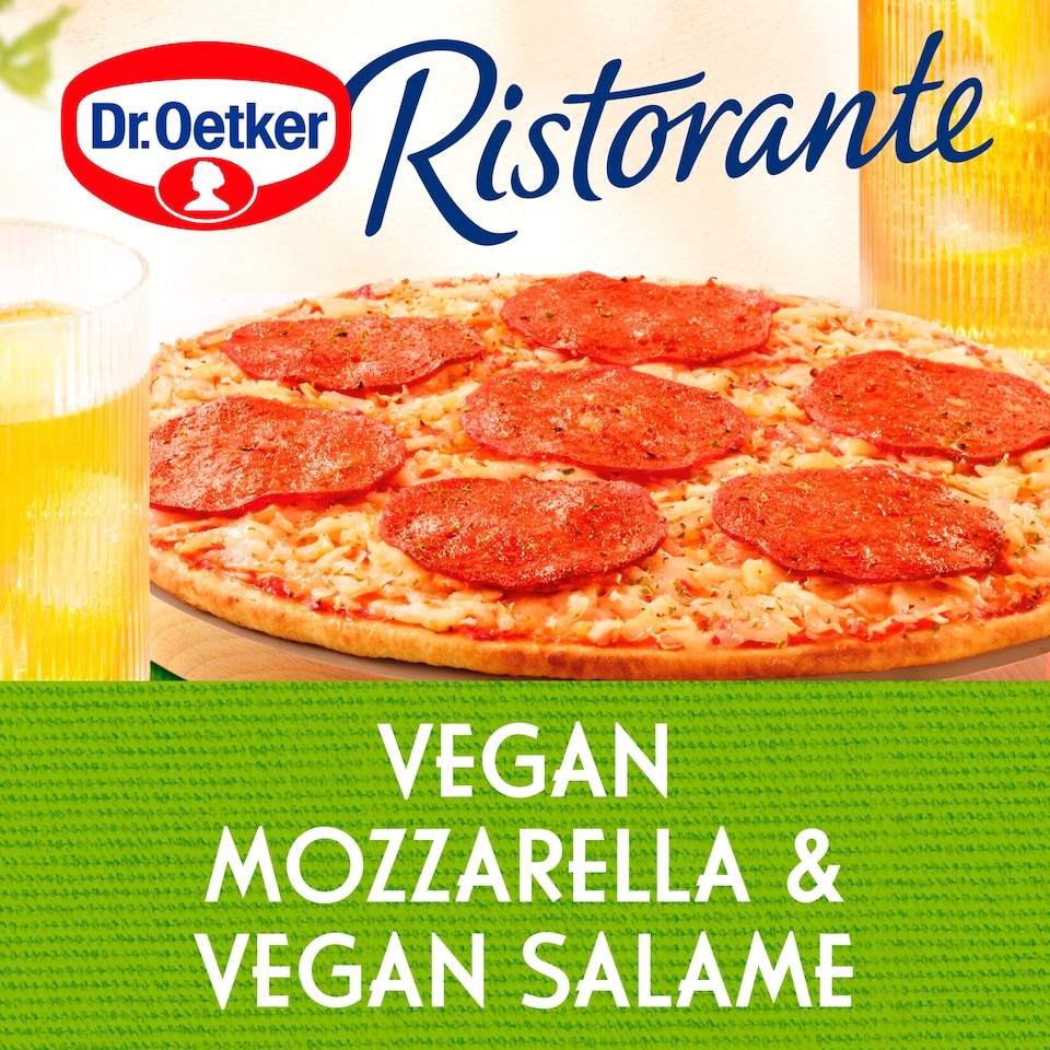 image 1 of Dr. Oetker Ristorante Vegan Pepperoni Salame Pizza 295g