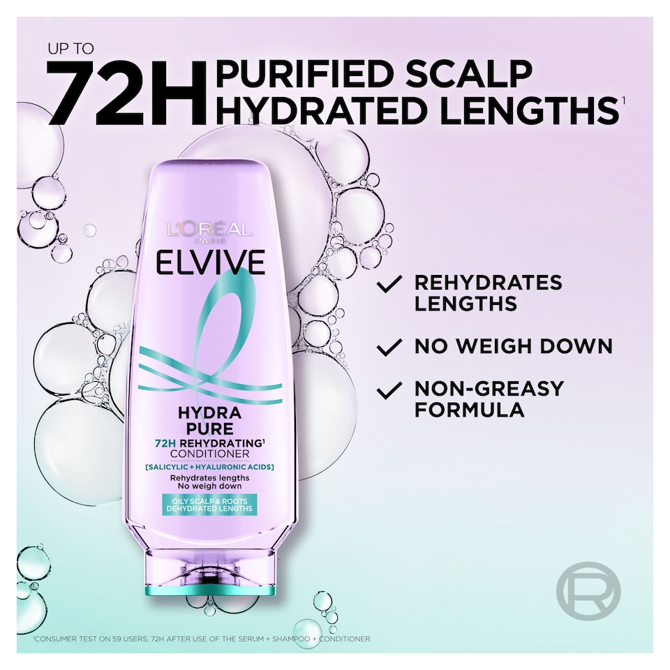 image 1 of L'Oreal Elvive Hydra Pure Conditioner 300ml