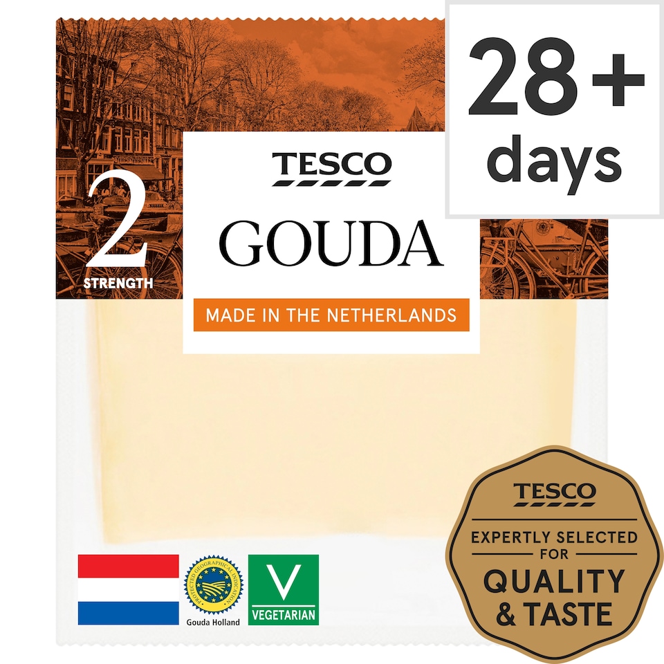 Tesco Dutch Gouda Cheese 265 G