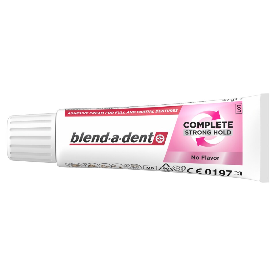 Obrázek 1 pro produkt Blend-a-dent Complete Fixační Krém Na Zubní Náhradu 47g, Neutral